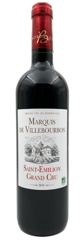 Marquis De Villebourbon Saint-Emilion Grand Cru 2018